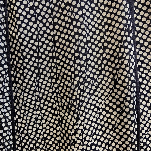 Navy print Aline Skirt - Picture 2 of 3